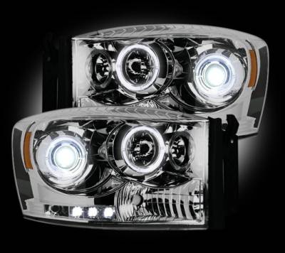 Recon - Dodge Ram Recon Projector Headlights - 264199CL - Image 2