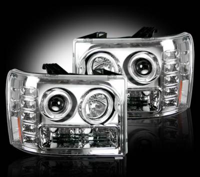Recon - GMC Sierra Recon Projector Headlights - 264271CL - Image 1