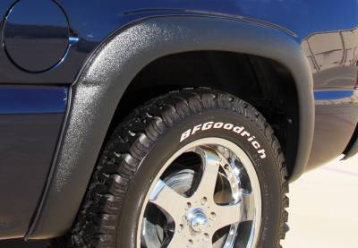 Prestige - GMC Sierra Prestige Rear Pair SX Street Style Textured Fender Flare Set - SX103TB - Image 1