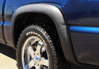 Prestige - GMC Sierra Prestige Rear Pair SX Street Style Textured Fender Flare Set - SX103TB - Image 3