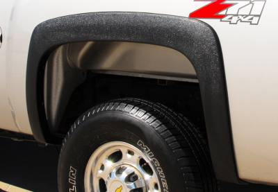 Chevrolet Silverado Prestige Rear Pair SX Street Style Standard Fender Flare Set - SX106SB