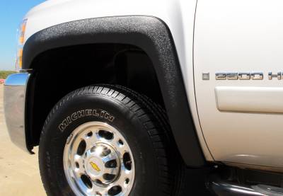 Chevrolet Silverado Prestige Front Pair SX Street Style Textured Fender Flare Set - SX106TA