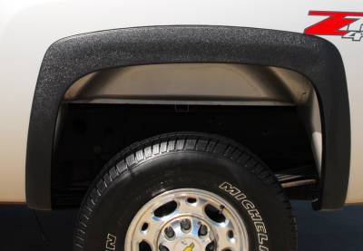 Prestige - Chevrolet Silverado Prestige Rear Pair SX Street Style Textured Fender Flare Set - SX106TB - Image 2