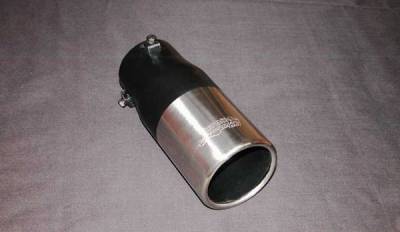 Razzi Fake Exhaust Extension Tip Kit - Stainless Steel Double Walled - 376-2SS-0008-150250