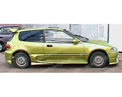 Honda Civic FX Design S2 Style Full Body Kit - FX-7333DK