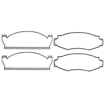 Omix Disc Brake Pad - 16728-11