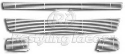 Chevrolet Tahoe Restyling Ideas Upper Grille -Stainless Steel Chrome Plated Billet - 72-SB-CHTAH07-T