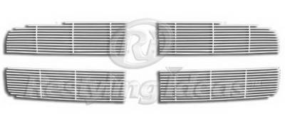 Dodge Ram Restyling Ideas Upper Grille -Stainless Steel Chrome Plated Billet - 72-SB-DORAM02-T