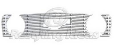 Ford Mustang Restyling Ideas Upper Grille -Stainless Steel Billet - 72-SB-FOMUS05GT-T-NC