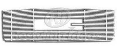 GMC Sierra Restyling Ideas Upper Grille -Stainless Steel Chrome Plated Billet - 72-SB-GMSIE07-T