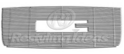 GMC Sierra Restyling Ideas Upper Grille -Stainless Steel Chrome Plated Billet - 72-SB-GMSIEHD07-T