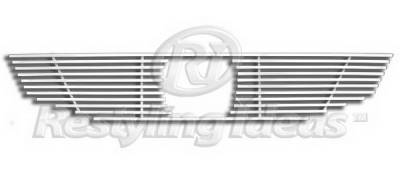 Honda Accord 2DR Restyling Ideas Upper Grille -Stainless Steel Chrome Plated Billet - 72-SB-HOACC082-T