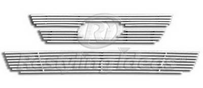 Hyundai Sonata Restyling Ideas Upper & Lower Grille - Stainless Steel Chrome Plated Billet - 72-SB-HYSON06-TB