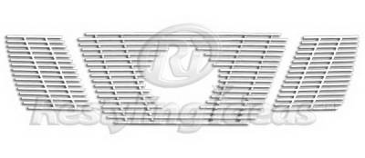 Nissan Frontier Restyling Ideas Upper Grille -Stainless Steel Chrome Plated Billet - 72-SB-NIPAT05-T