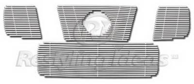 Nissan Armada Restyling Ideas Upper & Lower Grille - Stainless Steel Chrome Plated Billet - 72-SB-NITIT04-TB