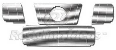 Nissan Titan Restyling Ideas Upper & Lower Grille - Stainless Steel Chrome Plated Billet - 72-SB-NITIT04-TB