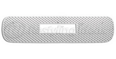 GMC Yukon Restyling Ideas Oval Upper Punch Grille - Stainless Steel Chrome Plated - 72-SD-GMSIE99O