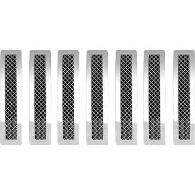 Jeep Liberty Restyling Ideas Knitted Mesh Grille - 72-SM-JELIB08-T
