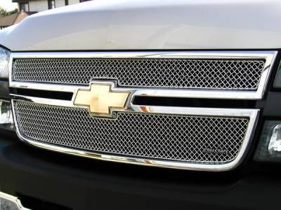 Chevrolet Silverado SW Series Black Upper Insert Grille - CHE-1506-SW
