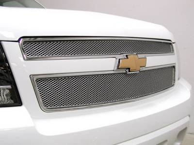 Chevrolet Suburban MX Series Silver Upper Insert Grille - CHE-1507-S