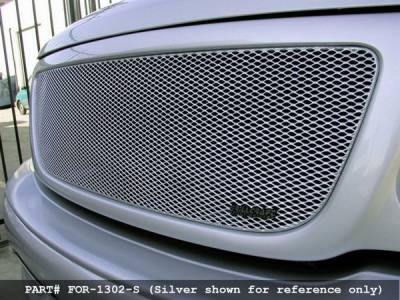 Ford F150 MX Series Black Upper Grille - FOR-1302-B