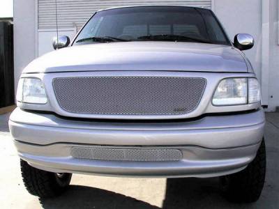 Ford F150 MX Series Silver Bumper Insert Grille - FOR-1304-S