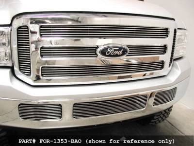 Ford Excursion BG Series Black Billet Bumper Grille - FOR-1354-BAO