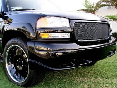 GMC Sierra MX Series Black Upper Grille - GMC-2012-B