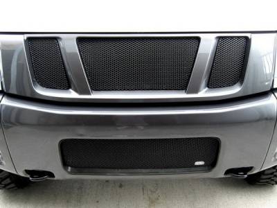 Nissan Armada MX Series Black Upper Grille - 3PC - NIS-1550-B