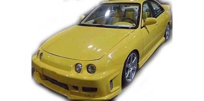 Spec-D Tuning LPF-INT94T-ABS Acura Integra Rs Gs Ls Type R Style Black Front Bumper Lip 