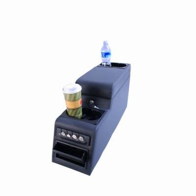 Rugged Ridge Locking Console - Denim Black - 31515
