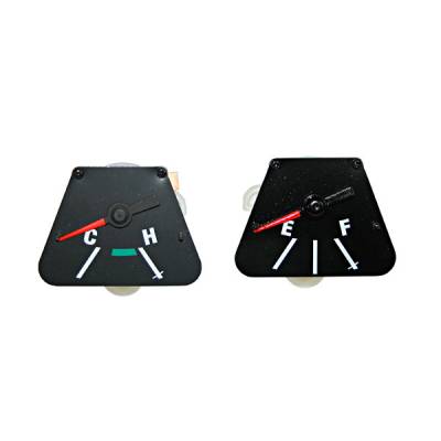 Omix Fuel Temp Gauge - Mounts Inside of Speedometer Assembly - Bi-Torque Design - Pair - 17209-02
