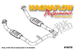 MagnaFlow Direct Fit 2.5 Inch Performance Catalytic Converter - 15478