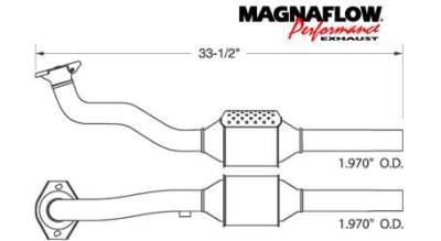 MagnaFlow Direct Fit OEM Style Catalytic Converter - 22955