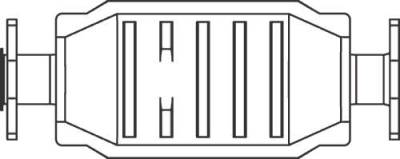 MagnaFlow Direct Fit Front Y-Pipe Catalytic Converter - 23276