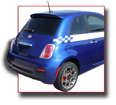 Fiat 500 (Small) DAR Spoilers OEM Look Roof Wing w/o Light FG-295
