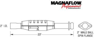 MagnaFlow Direct Fit Catalytic Converter - 23443