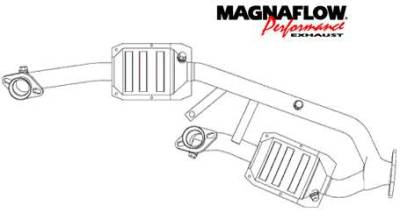 MagnaFlow Direct Fit Y-Pipe Catalytic Converter - 23542