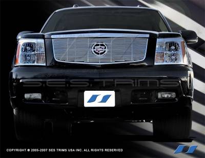 SES Trim - Cadillac Escalade SES Trim Billet Grille - 304 Chrome Plated Stainless Steel - CG108 - Image 1