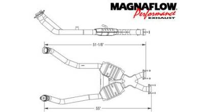 MagnaFlow Direct Fit Performance Catalytic Converter - 93333