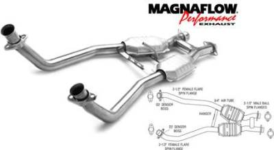 MagnaFlow Direct Fit H-Pipe Catalytic Converter - 93339