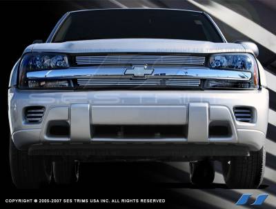 Chevrolet Trail Blazer SES Trim Billet Grille - 304 Chrome Plated Stainless Steel - CG140