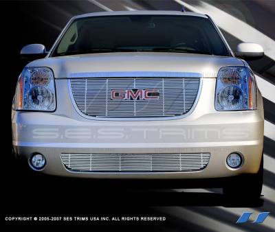 GMC Yukon SES Trim Billet Grille - 304 Chrome Plated Stainless Steel - CG147