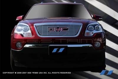 GMC Acadia SES Trim Billet Grille - 304 Chrome Plated Stainless Steel - CG160