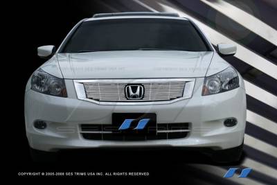 Honda Accord 4DR SES Trim Billet Grille - 304 Chrome Plated Stainless Steel - CG189