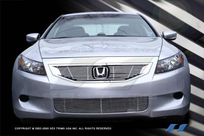 Honda Accord SES Trim Billet Grille - 304 Chrome Plated Stainless Steel - Bottom - CG189BV4