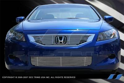 Honda Accord 2DR SES Trim Billet Grille - 304 Chrome Plated Stainless Steel - CG190