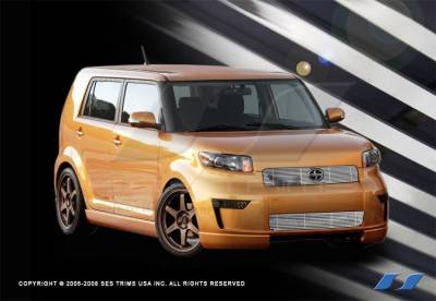 Scion xB SES Trim Billet Grille - 304 Chrome Plated Stainless Steel - Top - CG196A