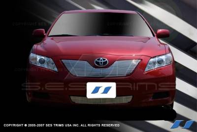 Toyota Camry SES Trim Billet Grille - 304 Chrome Plated Stainless Steel - Top & Bottom - CG202A-B