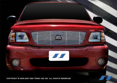 Ford Expedition SES Trim Billet Grille - 304 Chrome Plated Stainless Steel - CG203